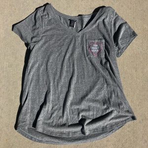 Torrid Plus Size Heather Gray Pocket T-Shirt